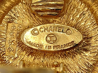 CHANEL Coco Mark Gold Earrings