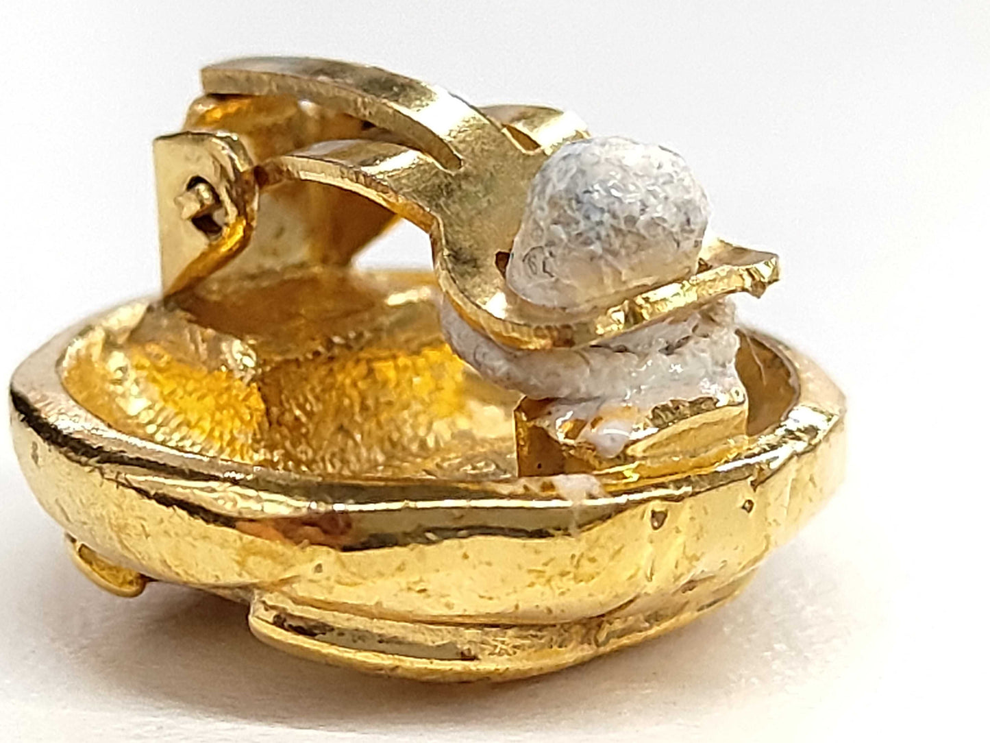 CHANEL Coco Mark Gold Earrings