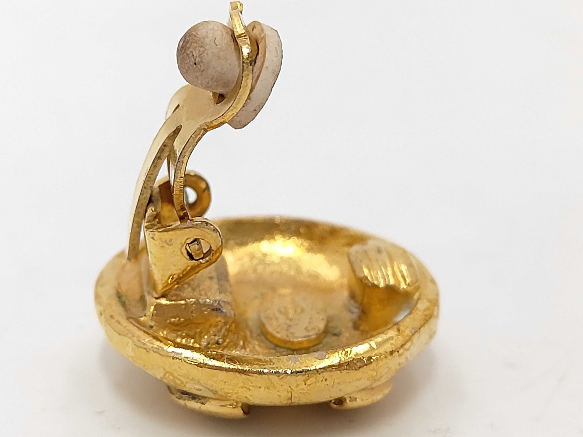 CHANEL Coco Mark Gold Earrings