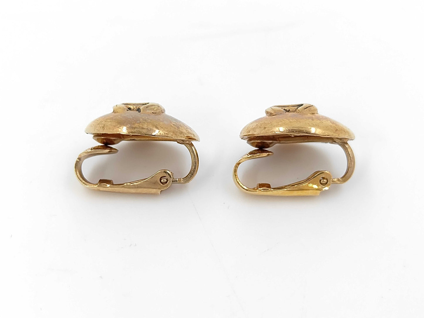 CHANEL Coco Mark Mini Gold Earrings