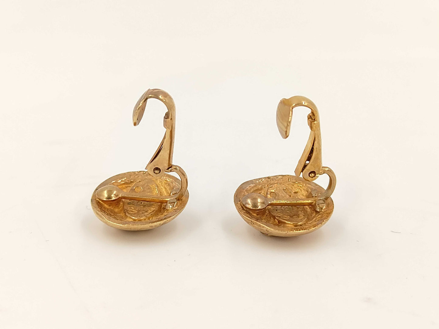 CHANEL Coco Mark Mini Gold Earrings