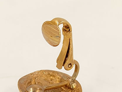 CHANEL Coco Mark Mini Gold Earrings