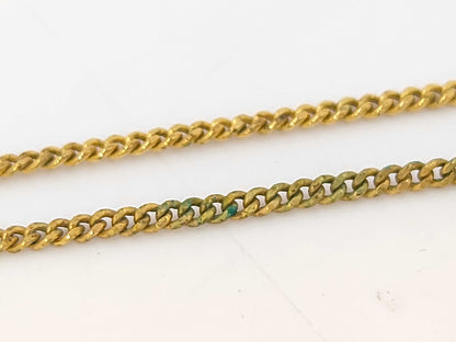 CHANEL Coco Mark Gold Necklace