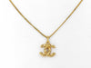 CHANEL Coco Mark Gold Necklace