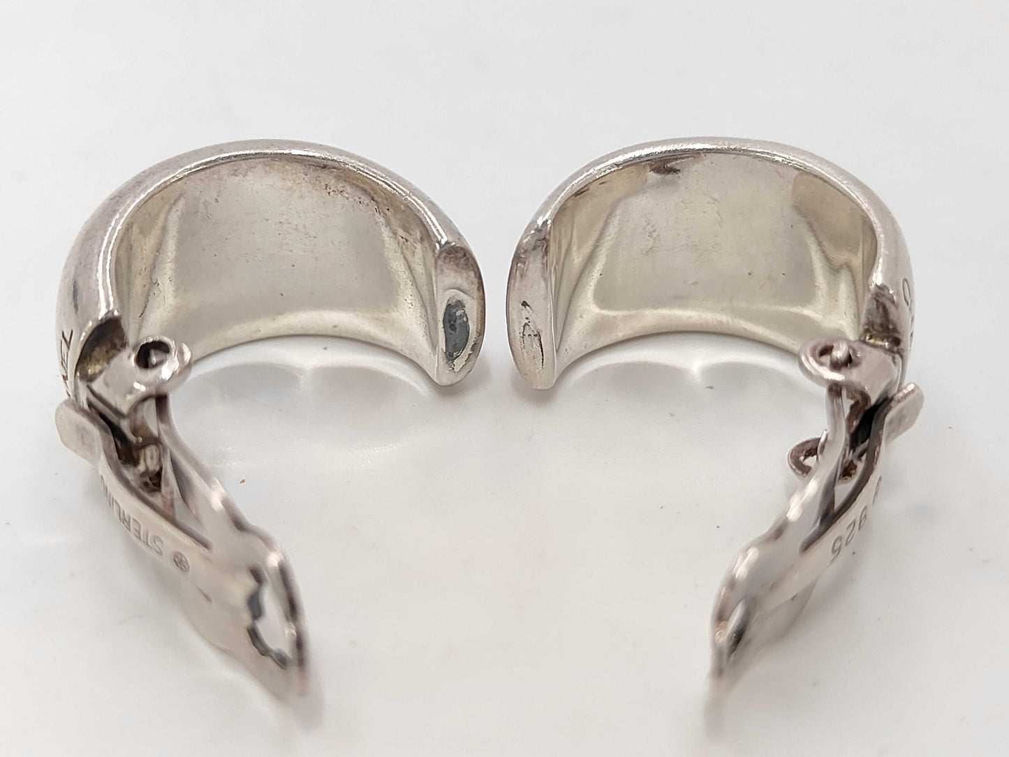 CHANEL Chanel Logo Silver SV925 Earrings