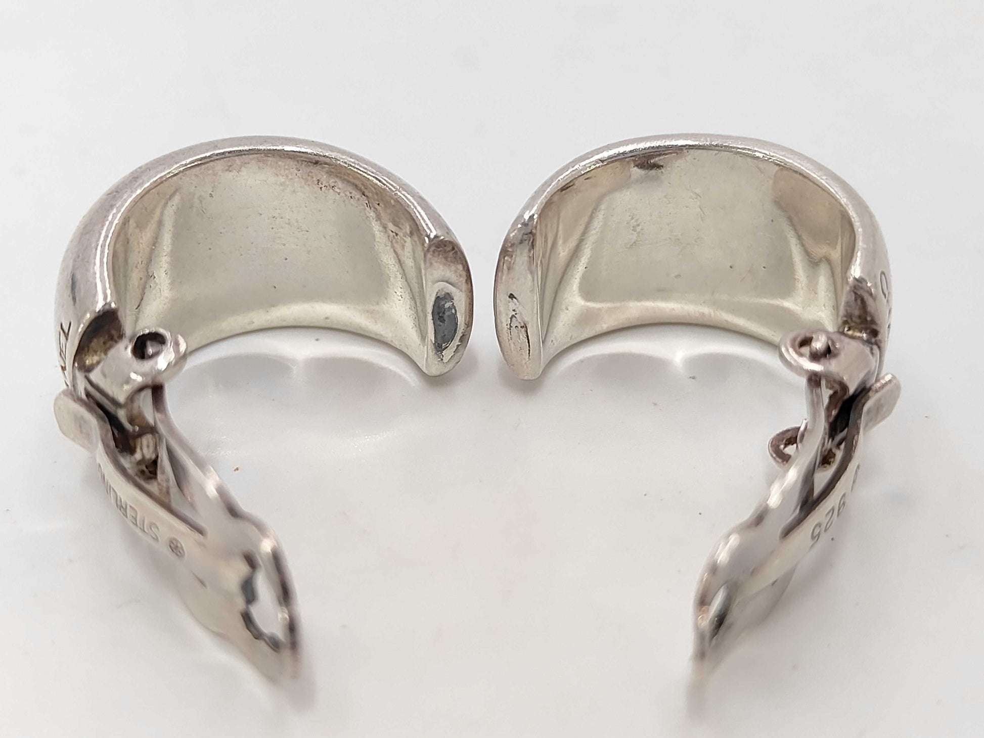 CHANEL Chanel Logo Silver SV925 Earrings