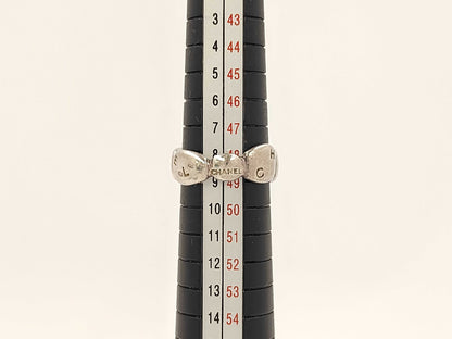 CHANEL Chanel Logo Silver Ring