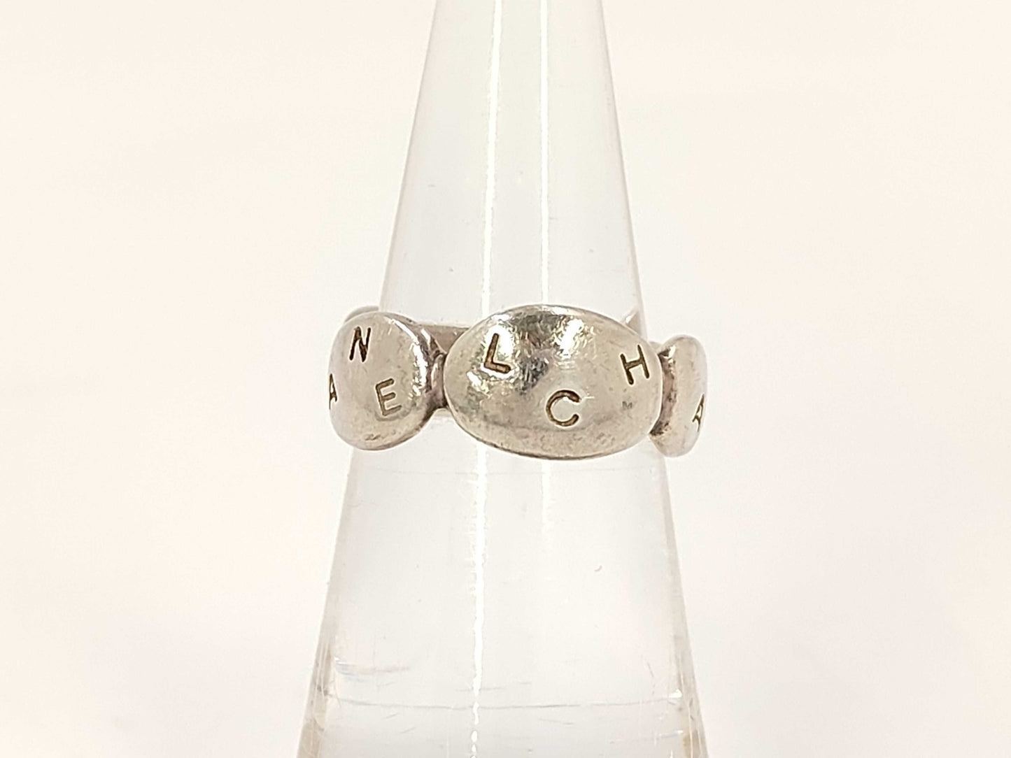 CHANEL Chanel Logo Silver Ring