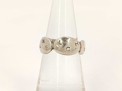 CHANEL Chanel Logo Silver Ring
