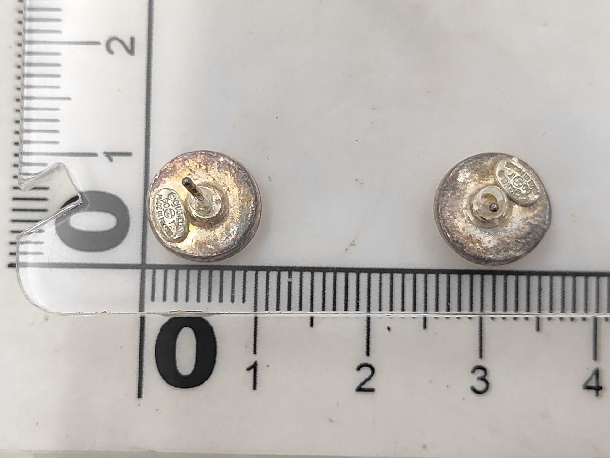 CHANEL Round Coco Mark Earrings