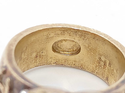 CHANEL Coco Mark Rhinestone Ring