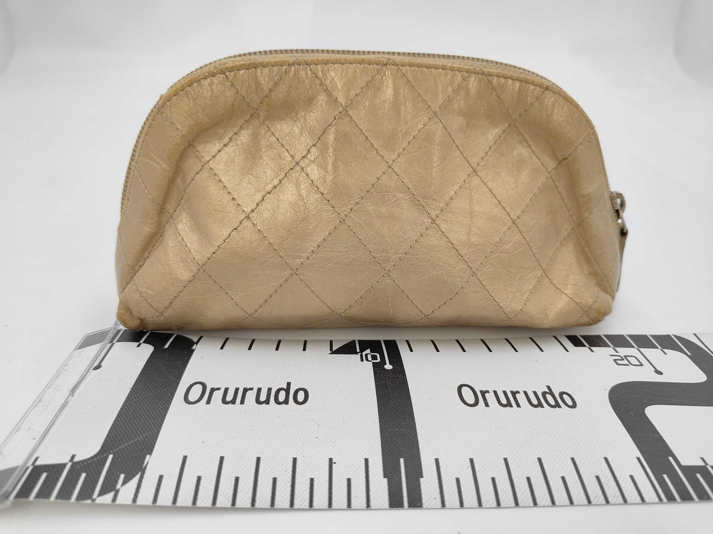 CHANEL Gold Pouch