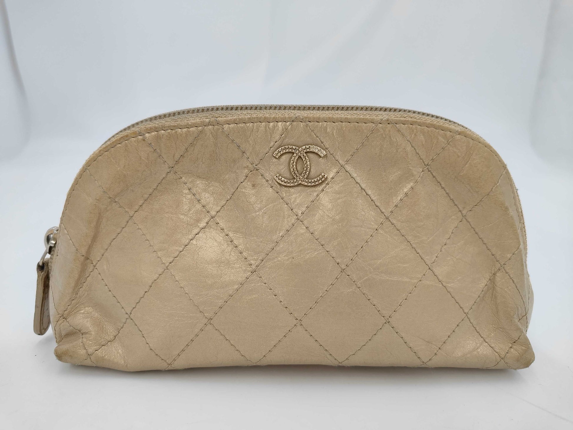 CHANEL Gold Pouch