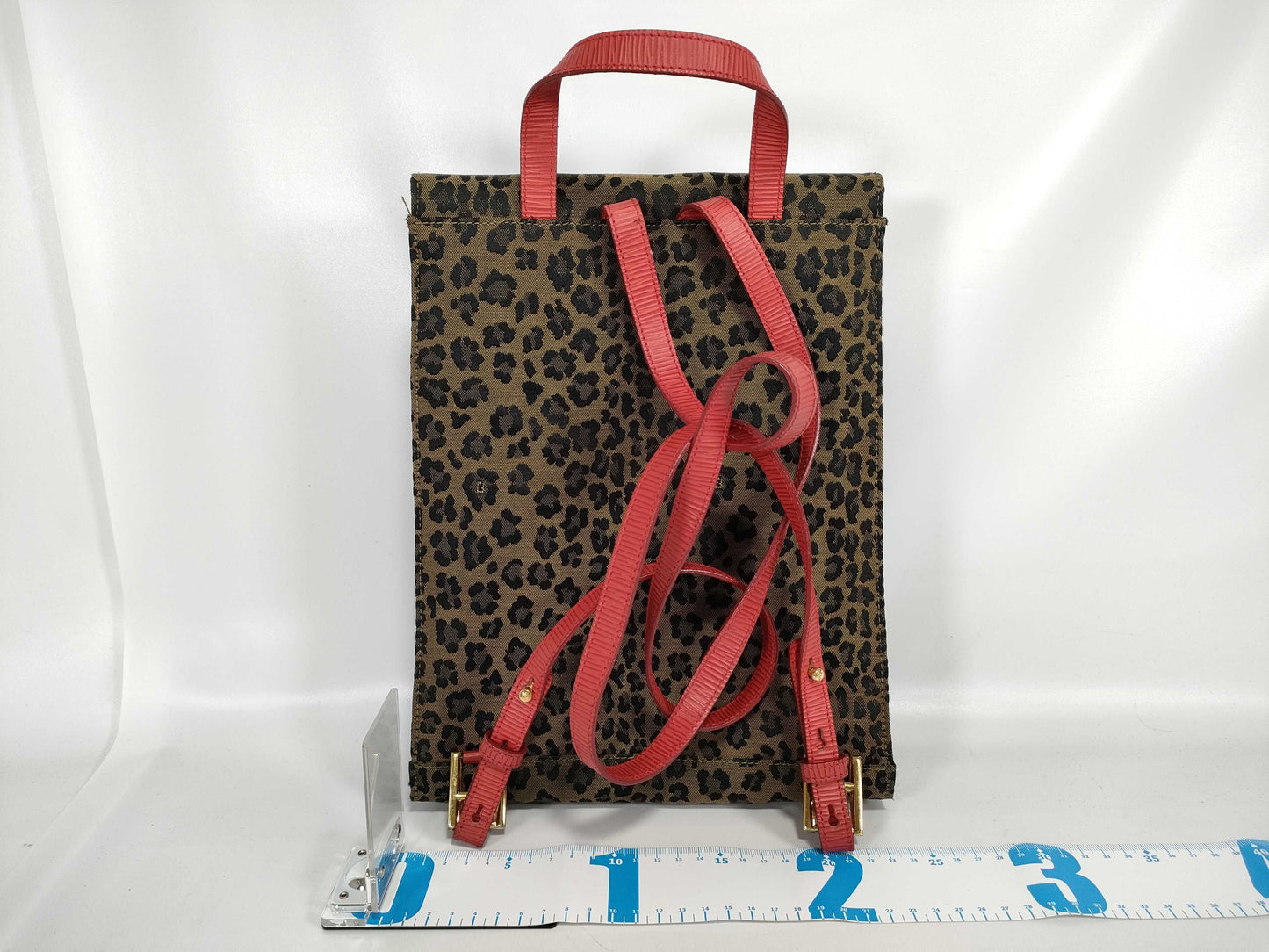 FENDI Leopard Print Backpack