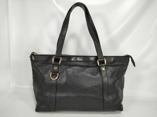 GUCCI Guccissima Gucci GG Leather Tote Handbag