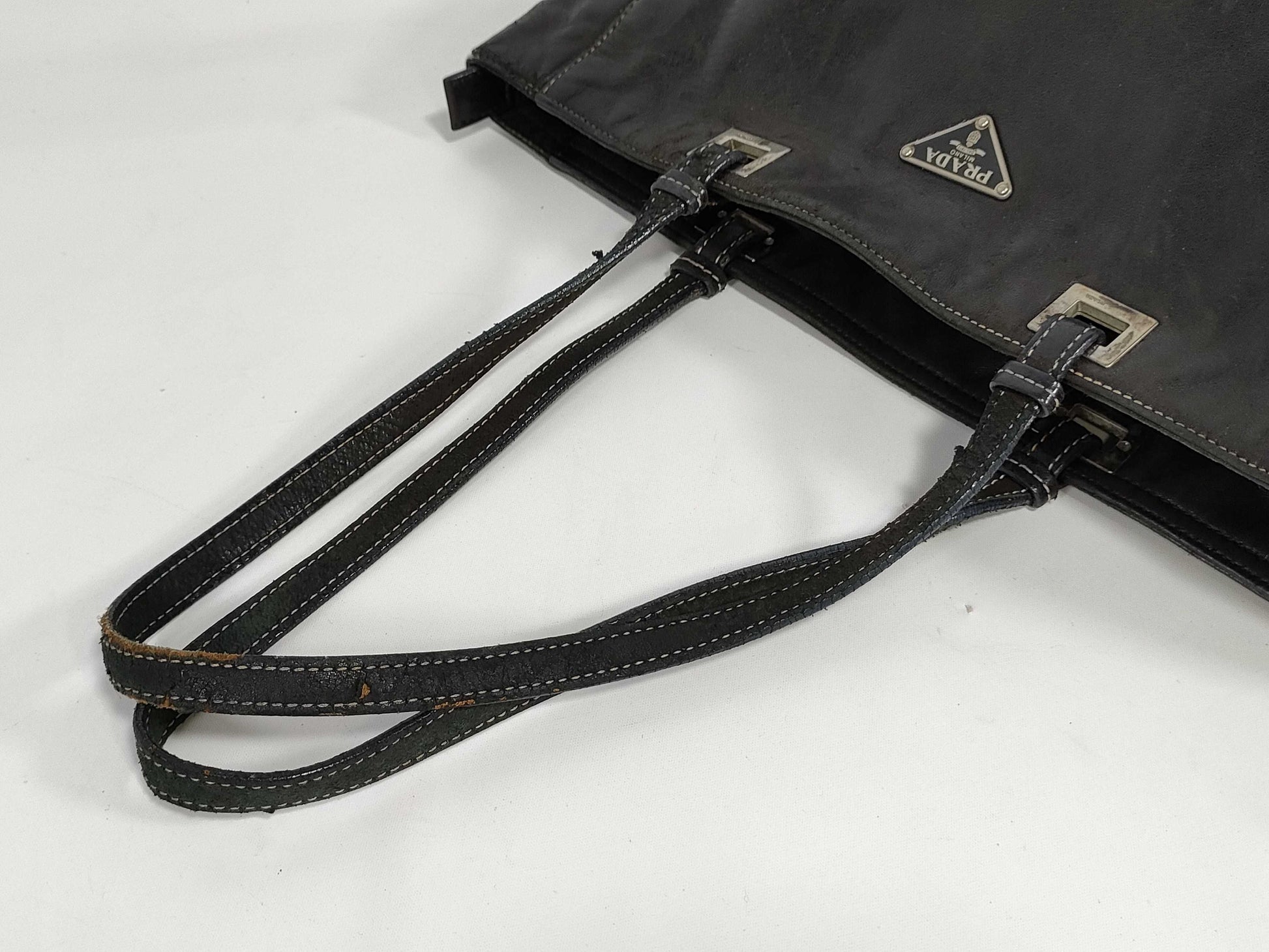 PRADA Prada Leather Tote Bag