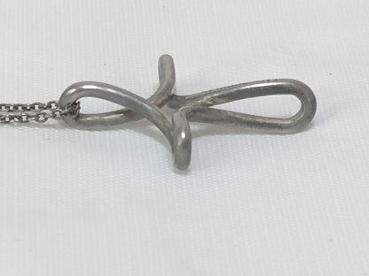 Tiffany & Co. Tiffany 925 Infinity Cross Necklace Necklace