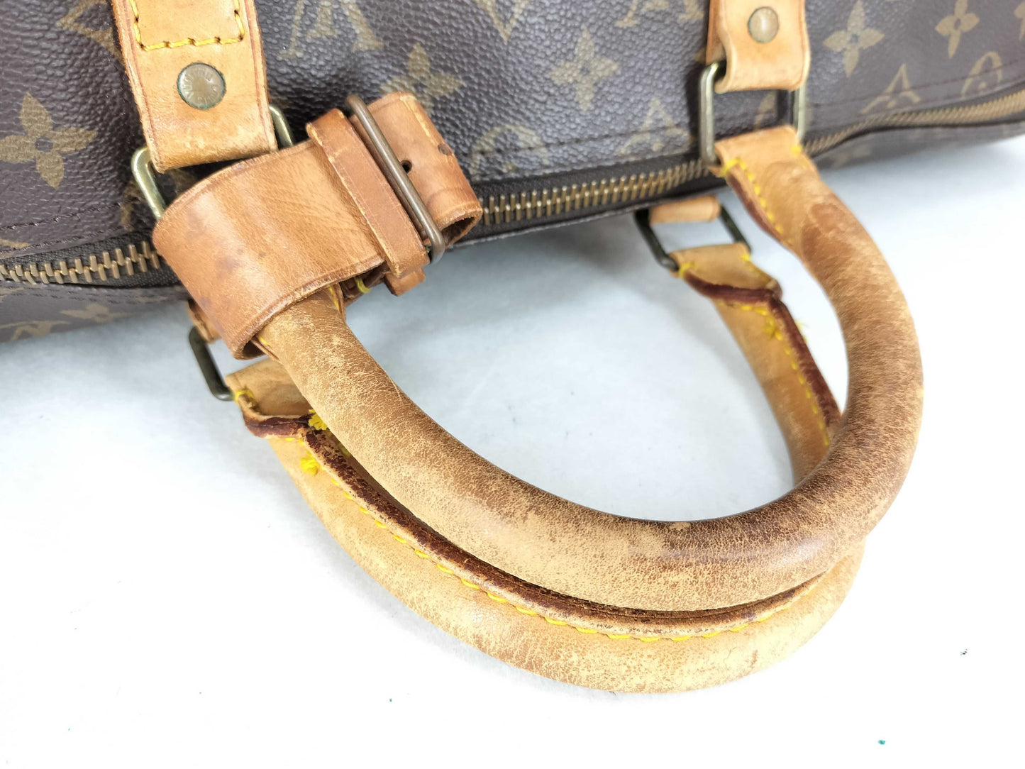 LOUIS VUITTON Monogram Louis Vuitton Monogram Keepall 50 Boston Bag MB8909