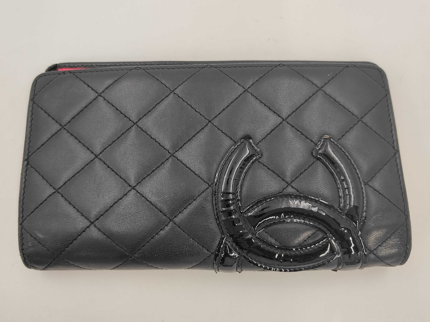 CHANEL Cambon Long Wallet 11192639 Seal Wallet