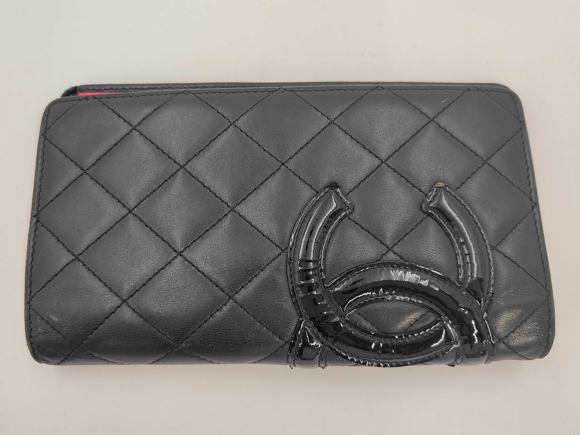 CHANEL Cambon Long Wallet 11192639 Seal Wallet