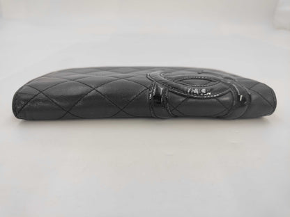 CHANEL Cambon Long Wallet 11192639 Seal Wallet
