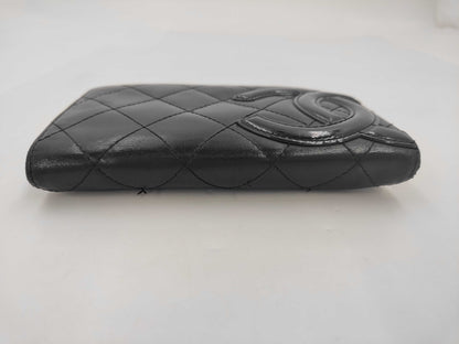 CHANEL Cambon Folding Wallet 10183795 Seal Wallet
