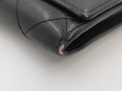 CHANEL Cambon Folding Wallet 10183795 Seal Wallet