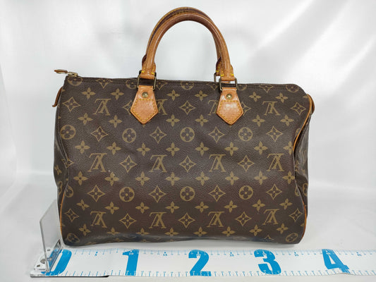 LOUIS VUITTON Monogram Louis Vuitton Monogram Speedy 35 VI872 Boston Bag