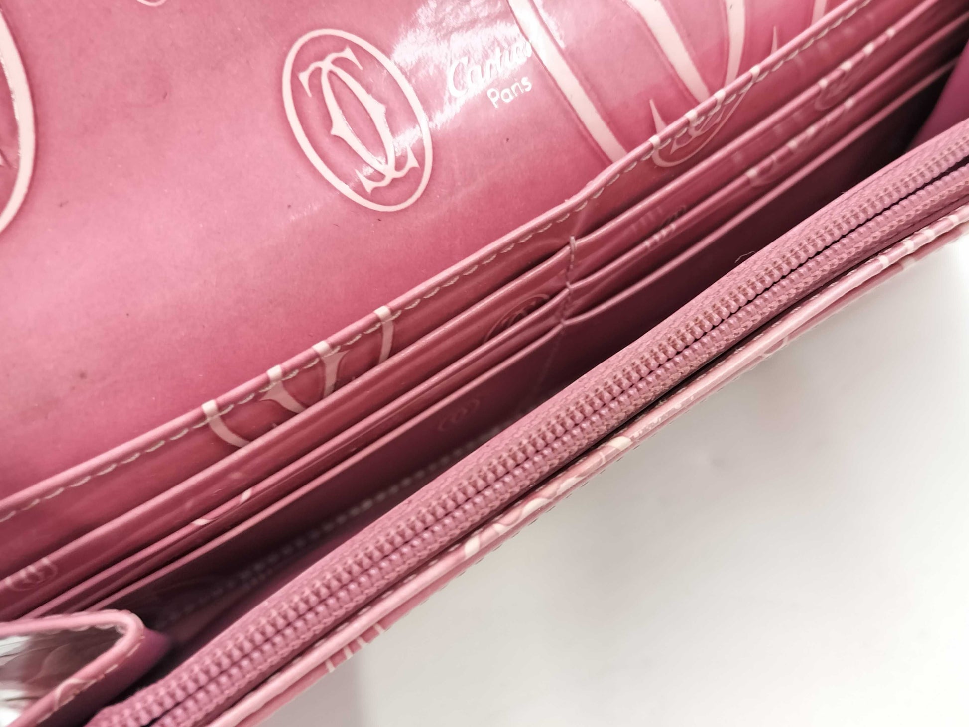 Cartier 2-Piece Wallet Set Happy Birthday Pasha Leather Wallet