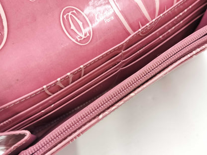 Cartier 2-Piece Wallet Set Happy Birthday Pasha Leather Wallet