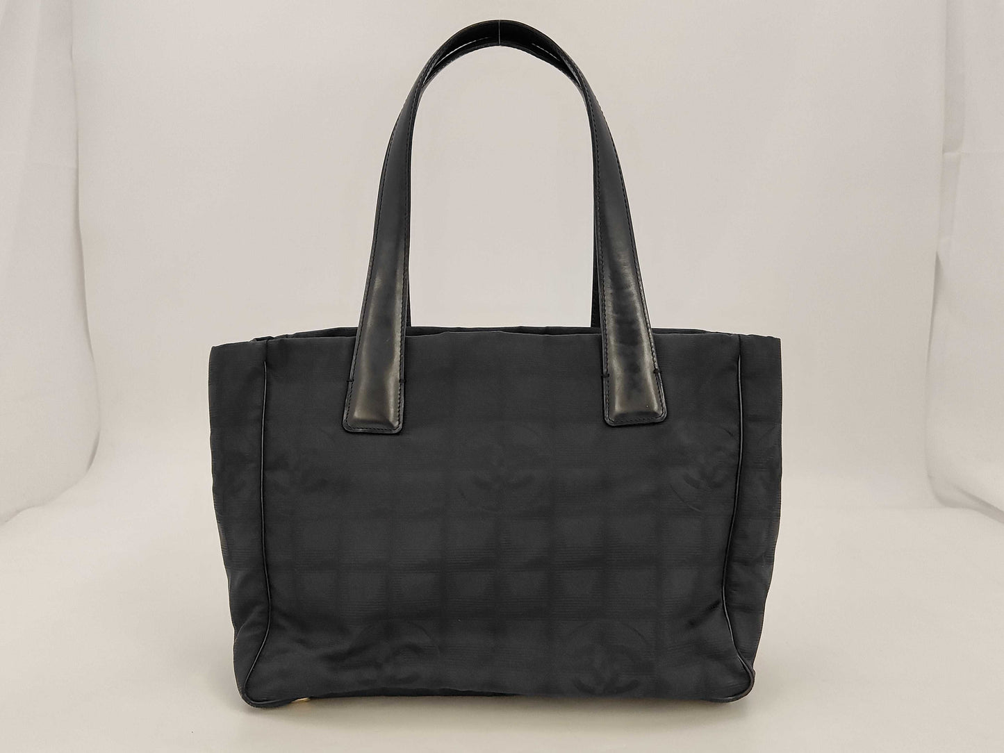 CHANEL New Travel PM Handbag Nylon Black Bag