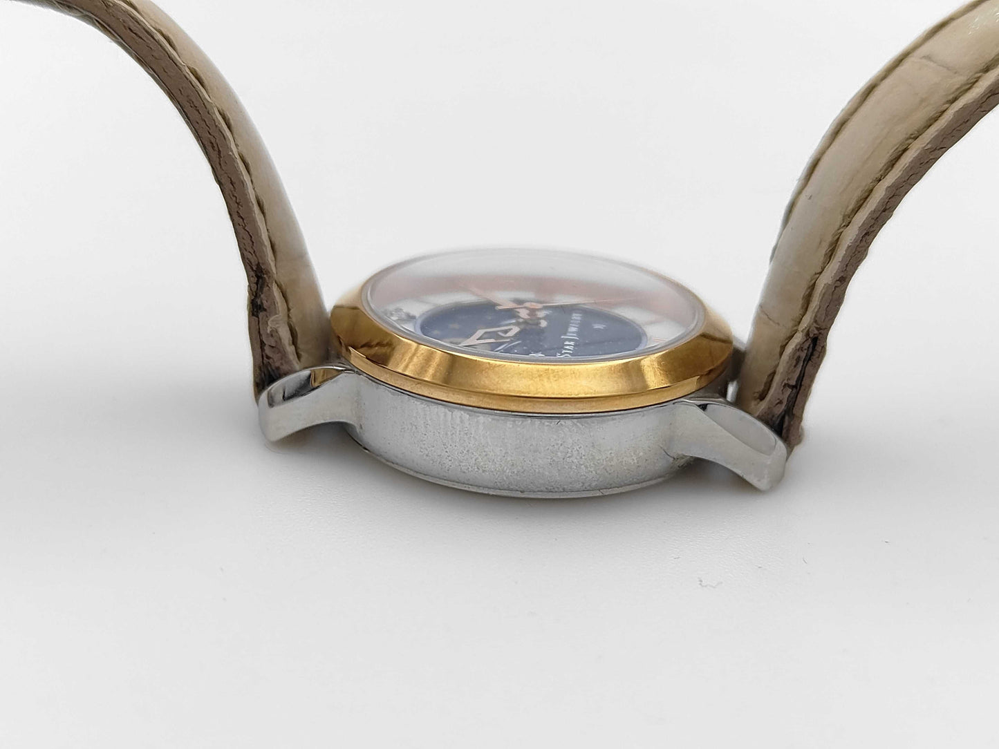 STAR JEWELRY 45019547 Quartz Women's Watch with Partial Shell Dial