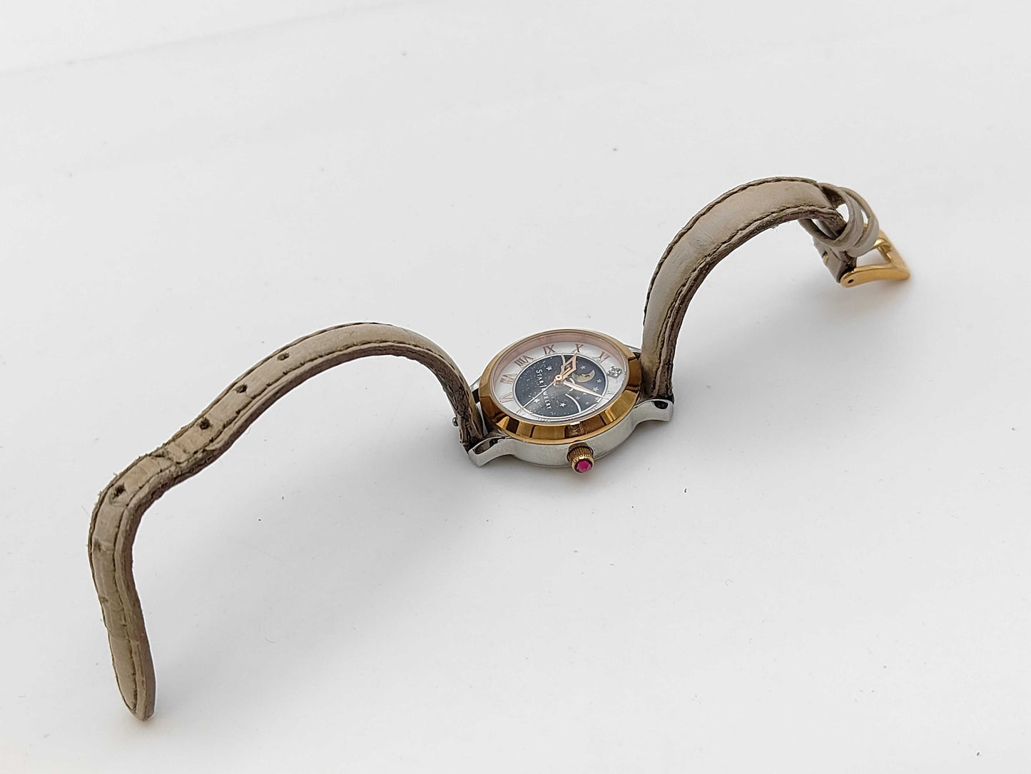 STAR JEWELRY 45019547 Quartz Women's Watch with Partial Shell Dial