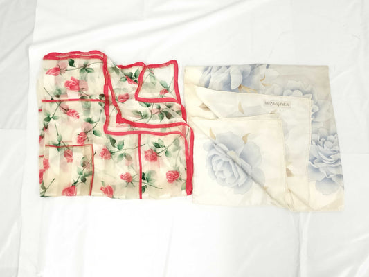 Yves Saint Laurent YSL 2-piece scarf