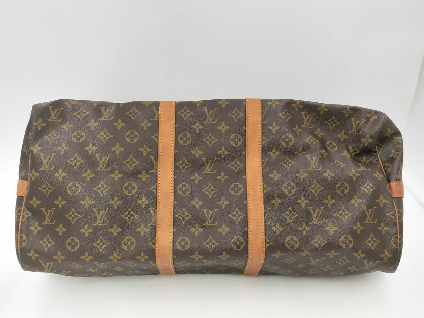 LOUIS VUITTON Louis Vuitton Keepall Bandouliere 55 Boston Bag