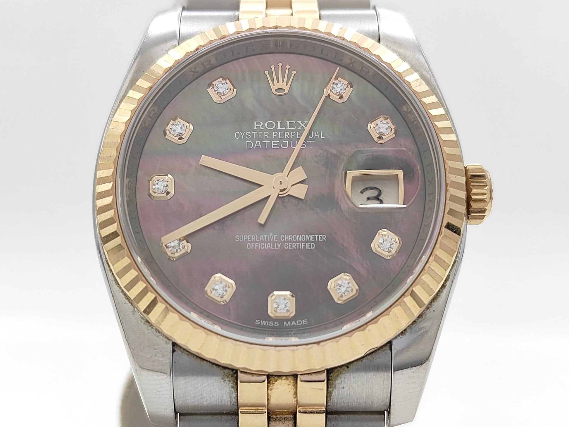 ROLEX 116231NG OL90R517 Black Shell Dial Jubilee Bracelet Men's Watch