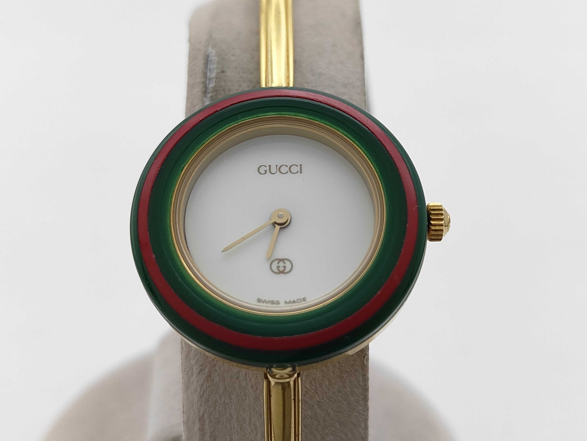 GUCCI Change Bezel 1100-L 0387314 Quartz Unmoving Women's Watch