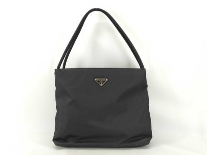 PRADA Nylon Prada Shoulder Tote Bag