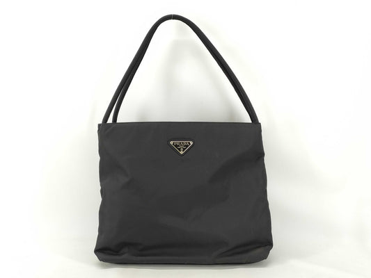 PRADA Nylon Prada Shoulder Tote Bag