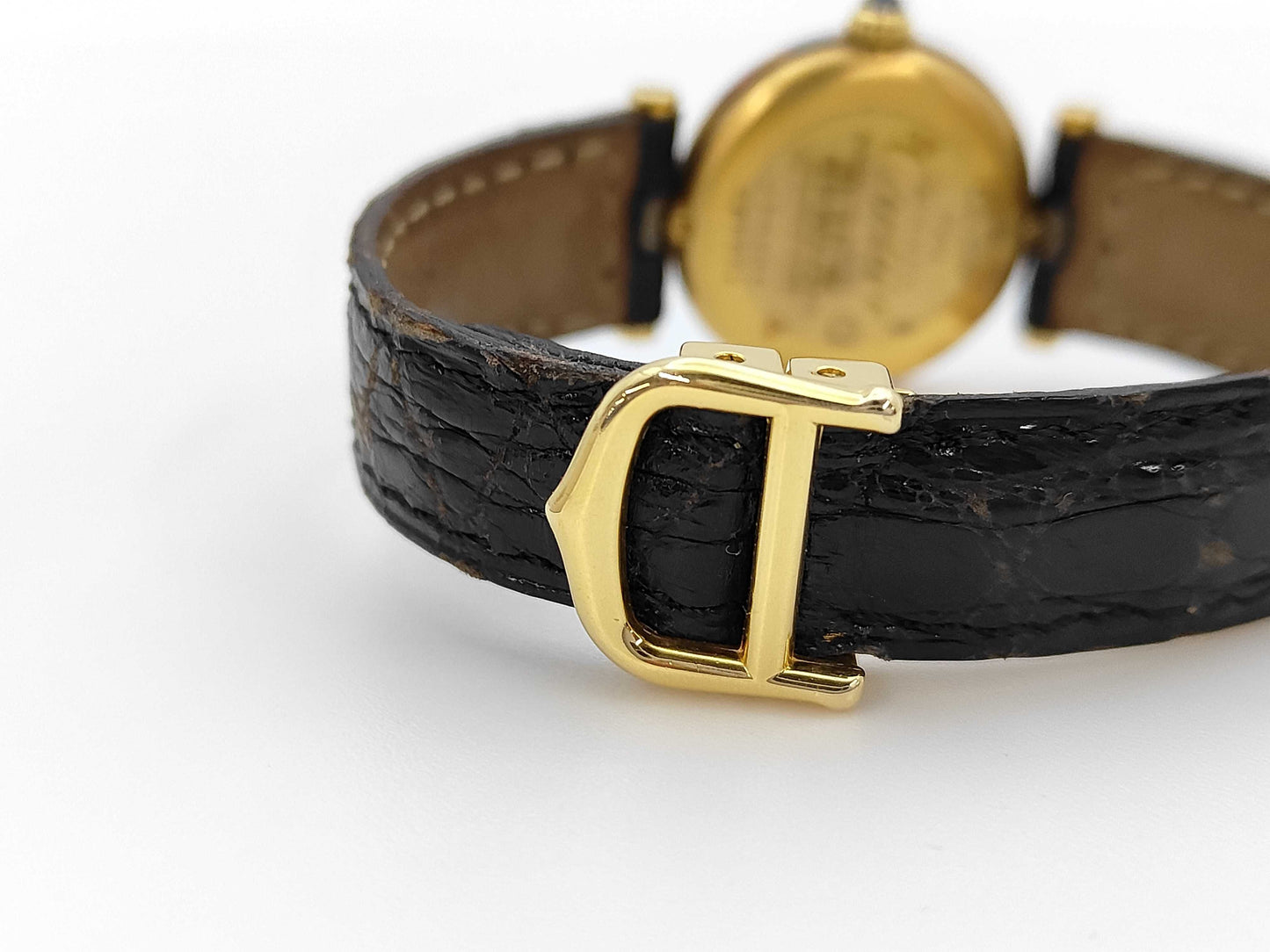 Cartier Must Vendome SM 590004057197 Quartz Black Letter Women's Watch