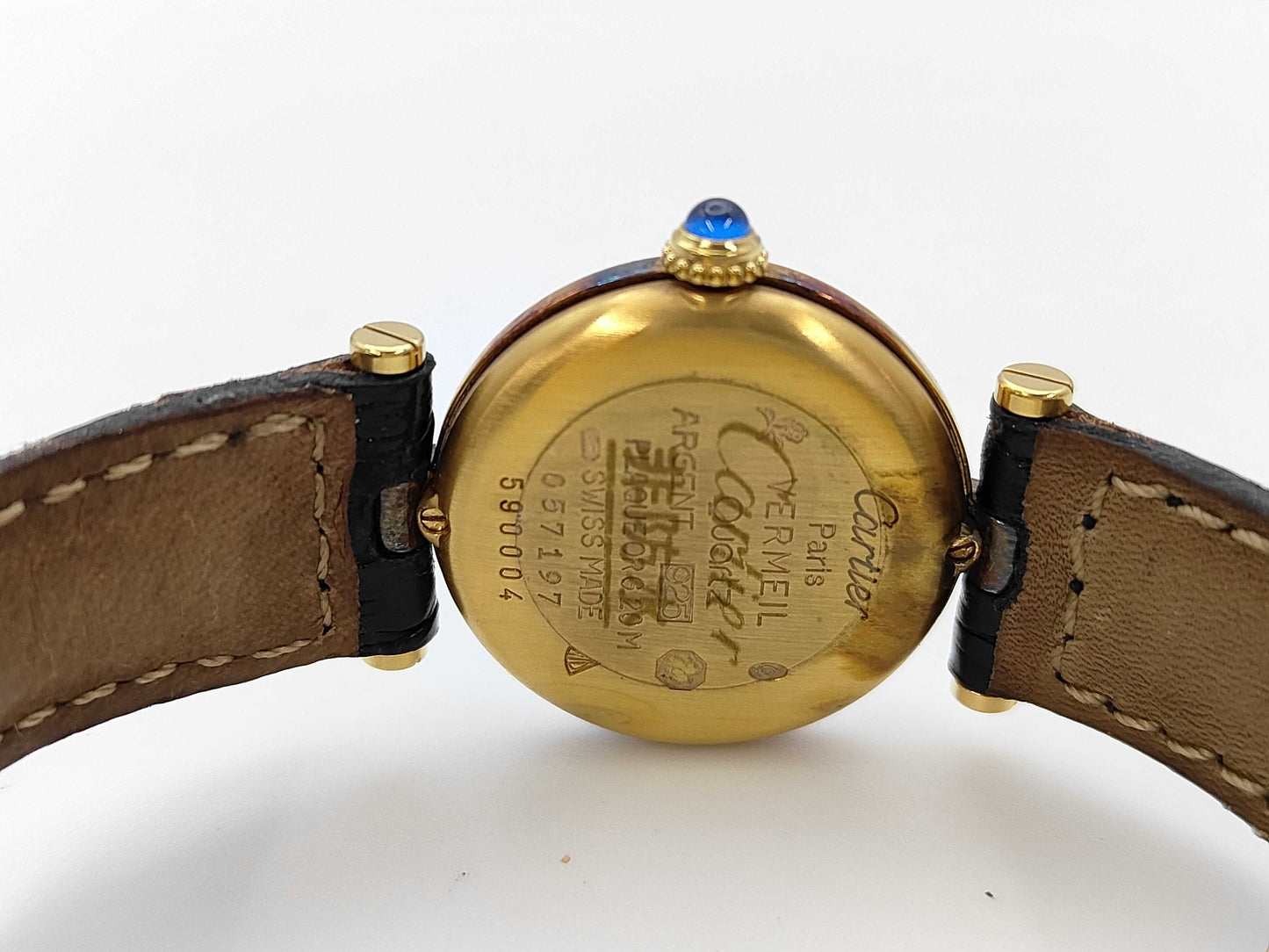 Cartier Must Vendome SM 590004057197 Quartz Black Letter Women's Watch