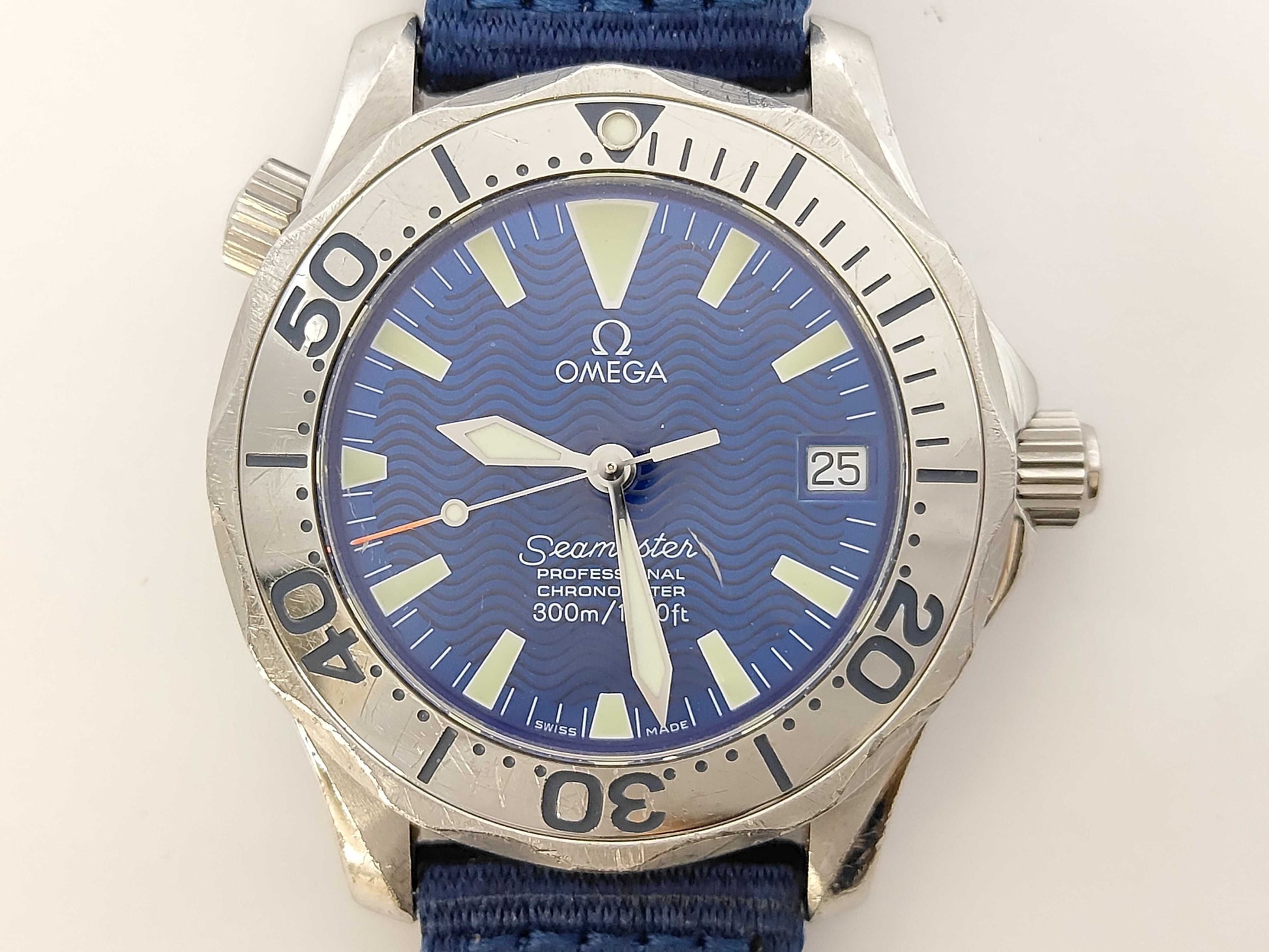 OMEGA Seamaster 2255.80 80229429 Blue Dial Automatic Men's Watch