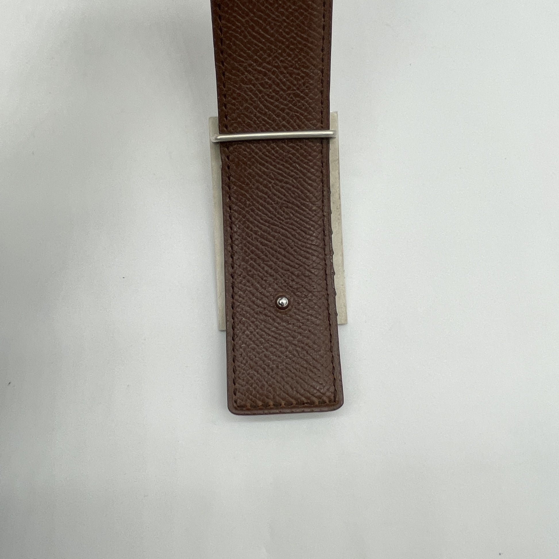 HERMES Rectangular Buckle Belt □B/Size 60 Belt
