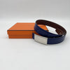 HERMES Rectangular Buckle Belt □B/Size 60 Belt