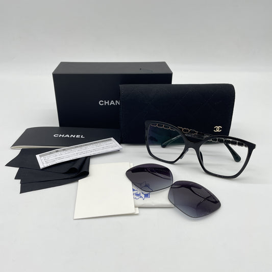  CHANEL Coco Mark Sunglasses with Spare Lenses, Non-Prescription, 5545-Q-A Sunglasses & Glasses
