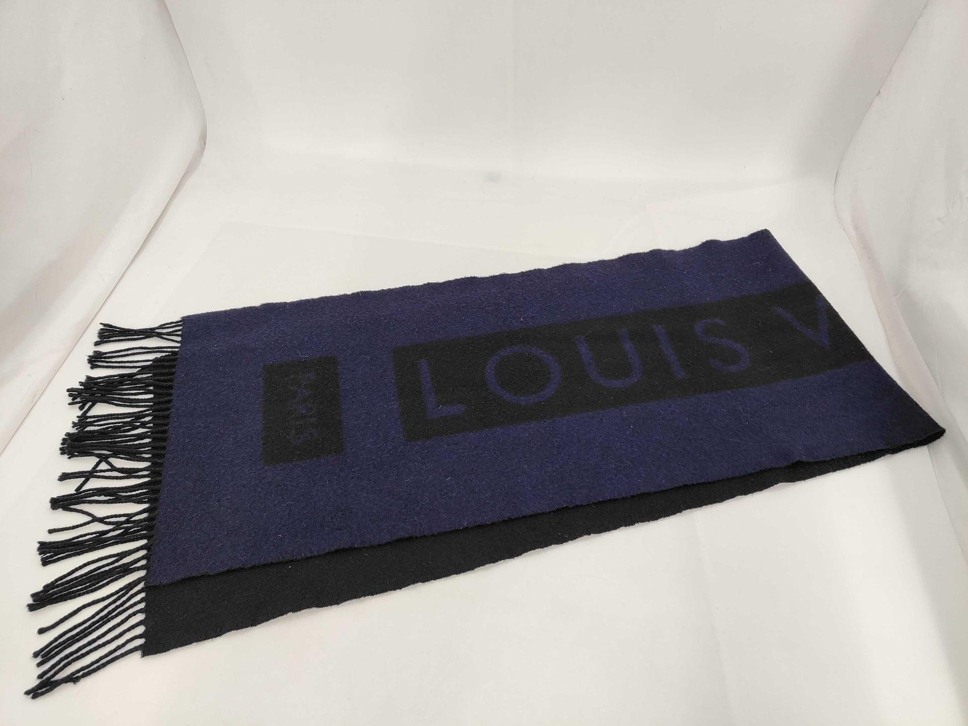 LOUIS VUITTON LOUIS VUITTON Louis Vuitton Cashmere Stole Echarpe Baroda M71295 Scarf