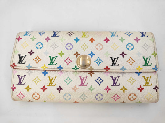 LOUIS VUITTON Louis Vuitton Monogram Multicolore Long Wallet Portefeuille Sarah M13397/TH0016 Wallet