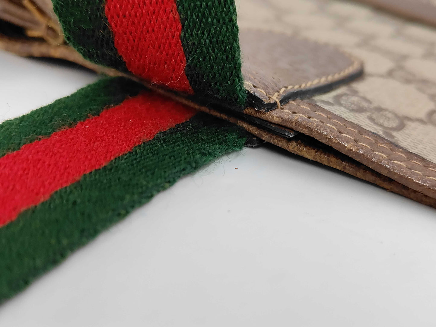 GUCCI GUCCI Gucci Tote Bag Old Gucci GG Supreme Sherry Line Tote Bag