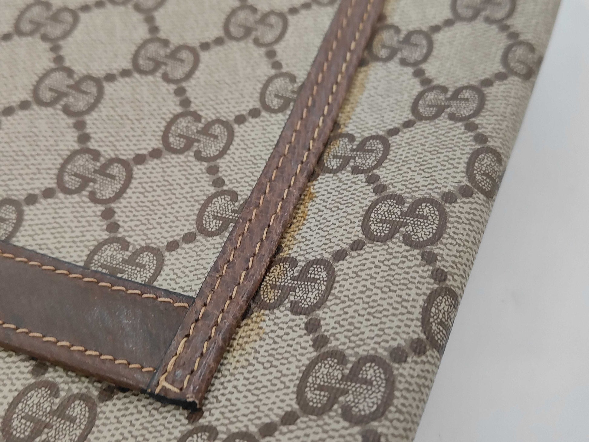 GUCCI GUCCI Gucci Tote Bag Old Gucci GG Supreme Sherry Line Tote Bag