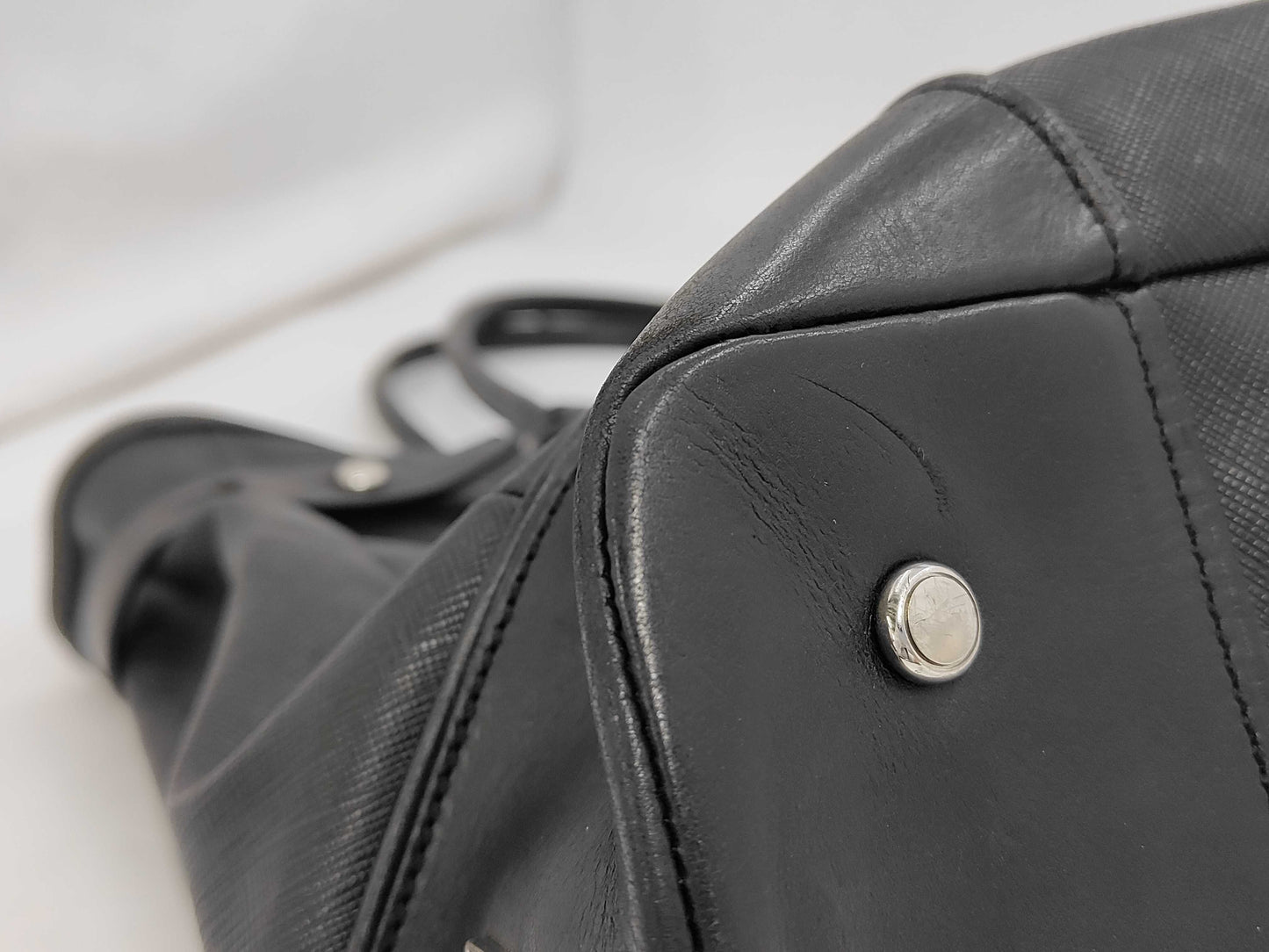 TUMI TUMI All Leather Briefcase Tote Bag